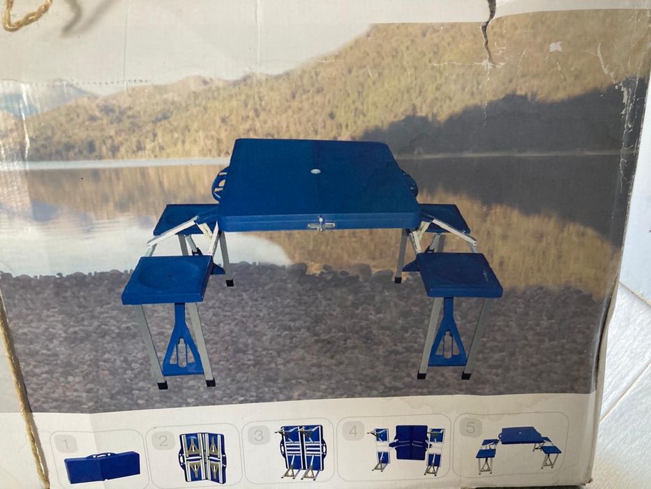 Mesa de picnic articulada