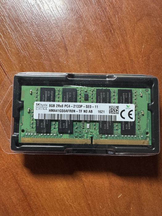 16 GB 2x 8 GB DDR4 SO-DIMM, 2133 МГц, CL15-15-15-36, 1.2 V