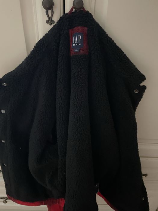 Gap denim sherpa jacket