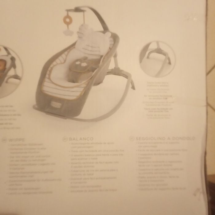 Espreguiçadeira de bebe super confortável boa para o seu bebê descansa