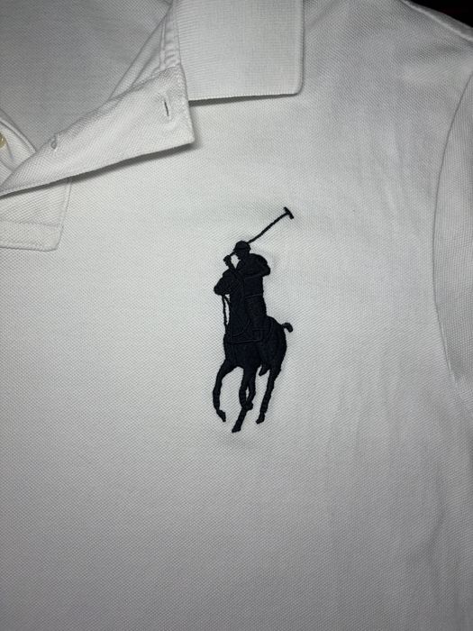 Біла футболка поло поло ральф / poll ralph lauren , розмір xl