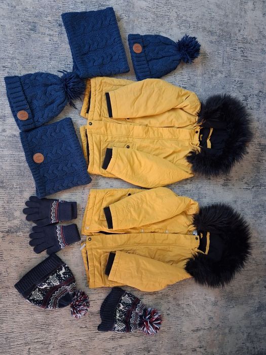 Zima chłopiec 6-7 lat podwójne