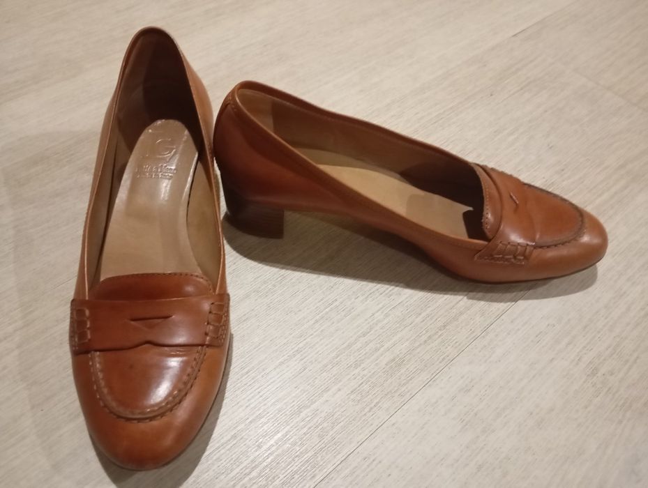 Шкіряні туфлі Італія Vero Cuoio 39р