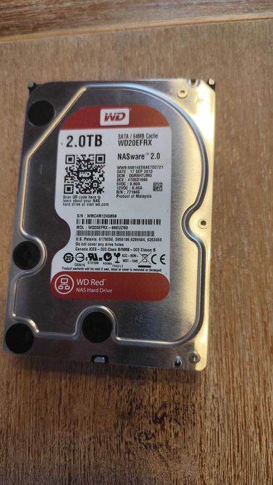 HDD 2TB RED Western Digital para NAS