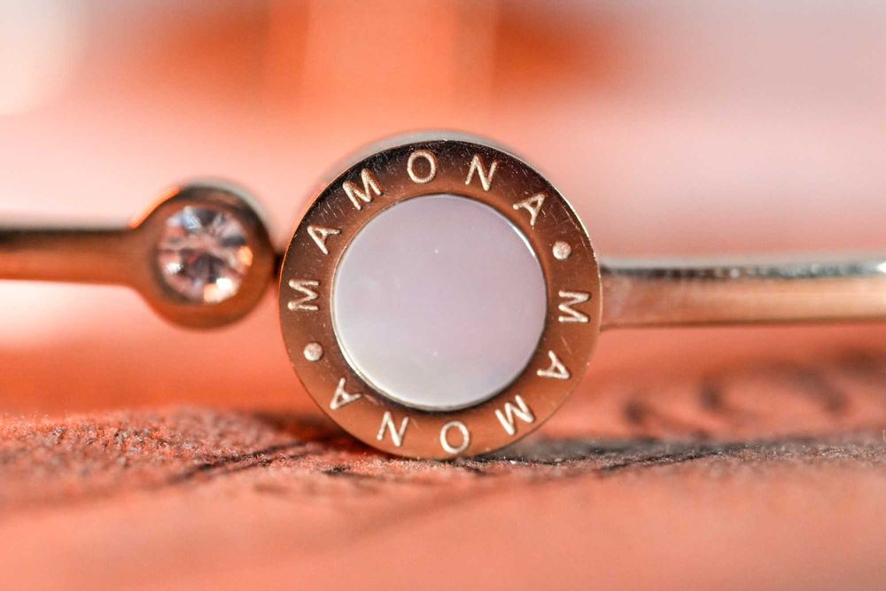 Zestaw Biżuteria - Zegarek damski +  bransoletka. Mamona L3877RGGT.