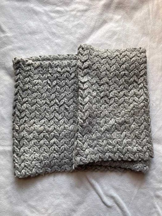 Szary komin na zimę