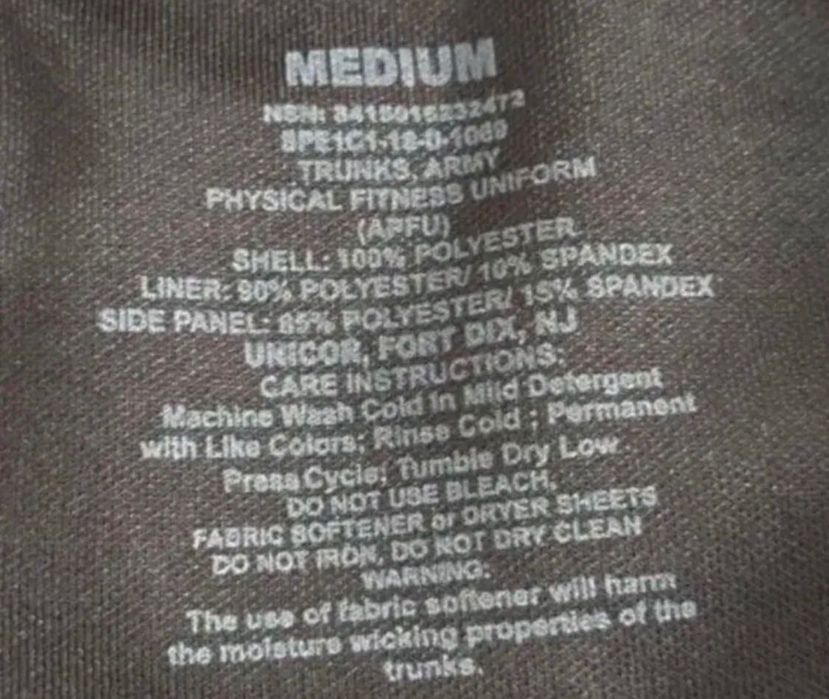 J2/23 M Комплекти спортивної форми армії США Original US Army Medium