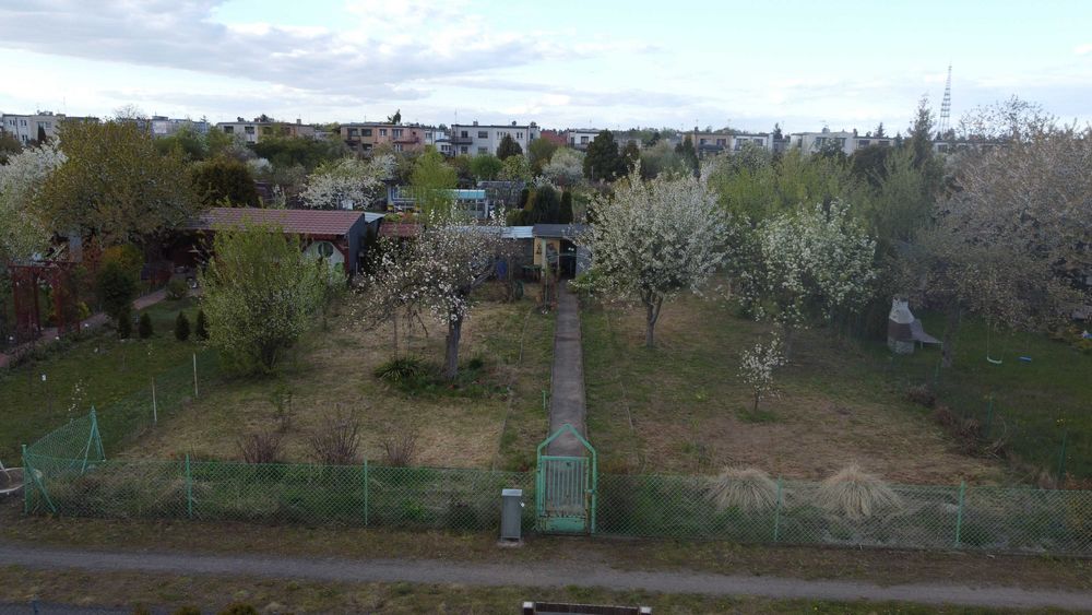 Działka ROD 516m2 - altana murowana prąd i woda - ROD Pod LIpami