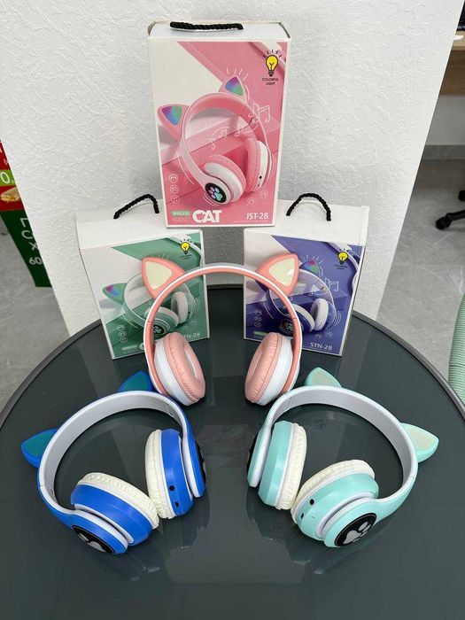 Беспроводные НАУШНИКИ светятся в темноте! Блютуз наушники! Подсветка!