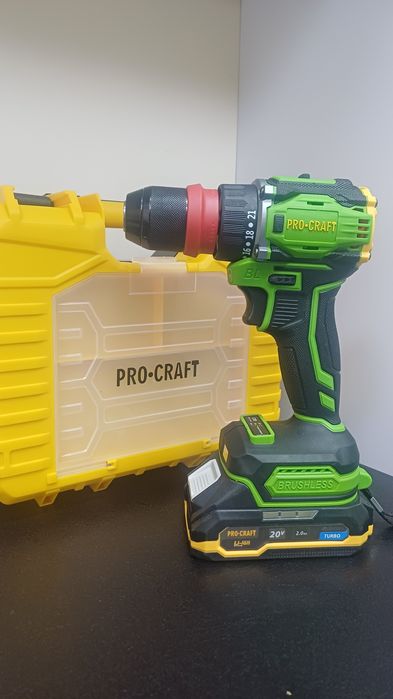 Шуруповерт Procraft PA18Pro DFR (з 1 АКБ 2Аг) новий гарантія 3 роки