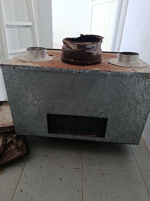 Recuperador de calor a lenha de 14 w