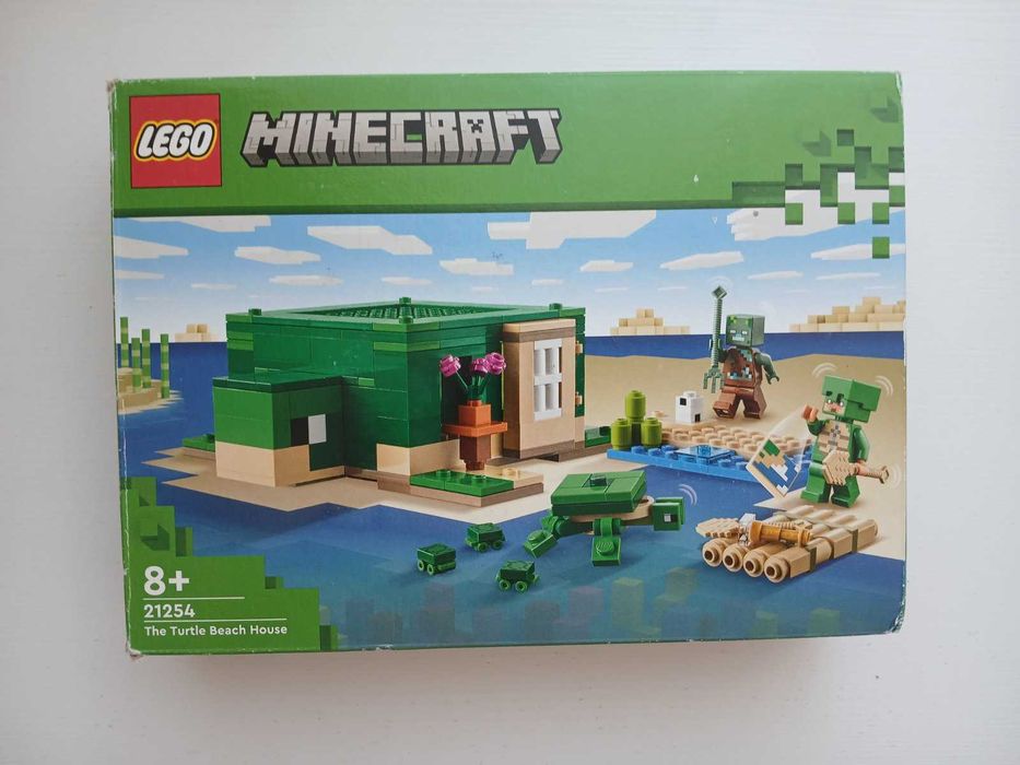 LEGO Minecraft 21254 The Turtle Beach House(майже увесь комплект).