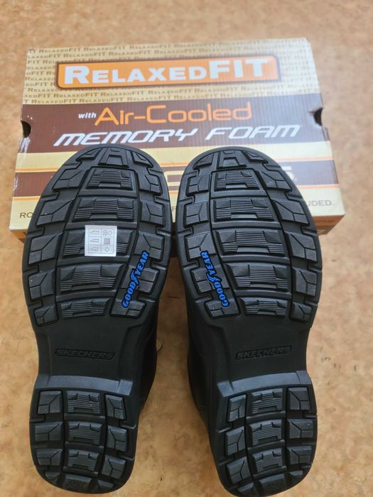 Туфлі Skechers Relaxed Fit чорний р.44-45 устілка 29 см натур.шкіра