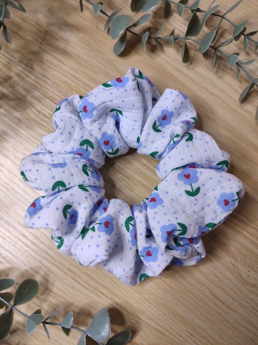 Scrunchie do włosów Standard Niezapominajka