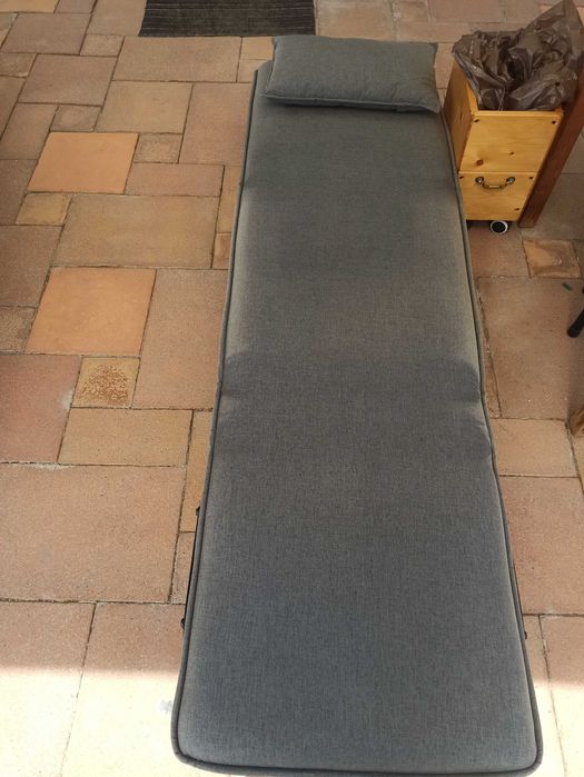 Fotel sofa szezlong leżak szary