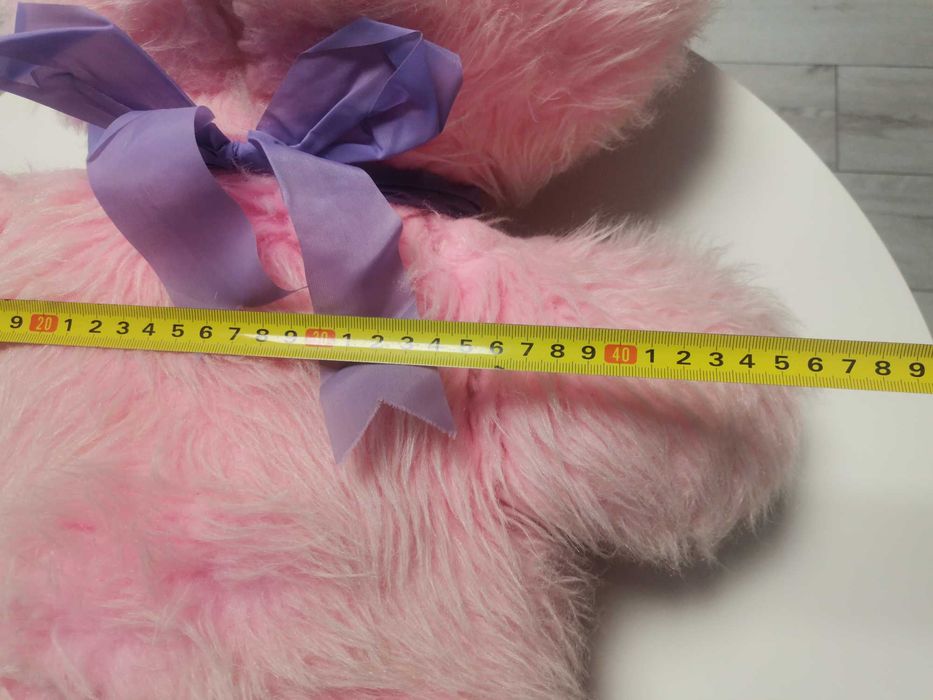 Różowy misiek duży, maskotka, pluszak.