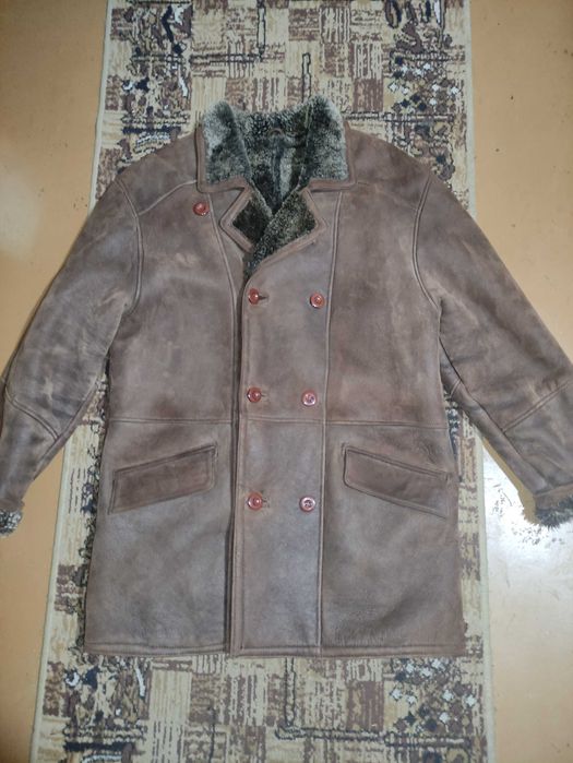 Дубленка мужская натуральная Paris отличное состояние р-р + - 52 - й