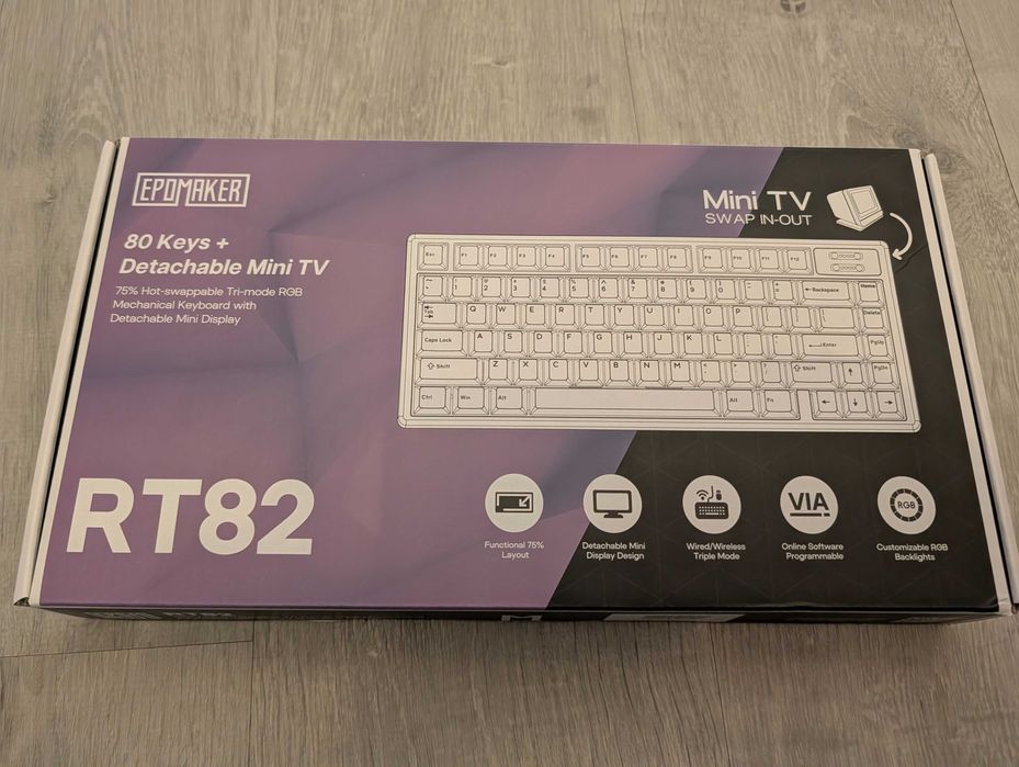 Teclado Mecânico Epomaker RT82