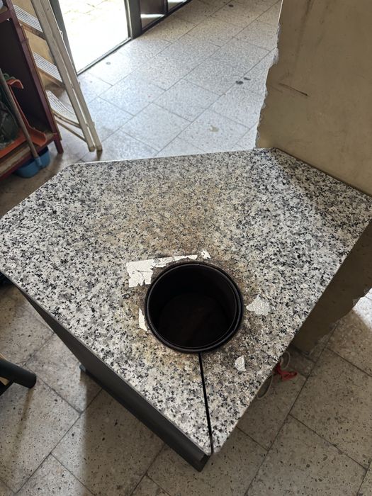 Salamandra a lenha com ventilador