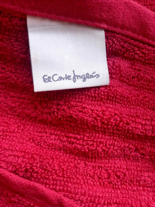 Conjunto 2 toalhas pequenas vermelhas Novas