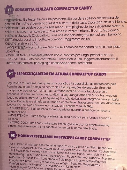 Espreguicadeira em altura  Compact up CANDY