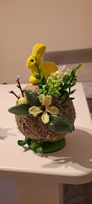 Zajac z siana  ozdoba Wielkanocna