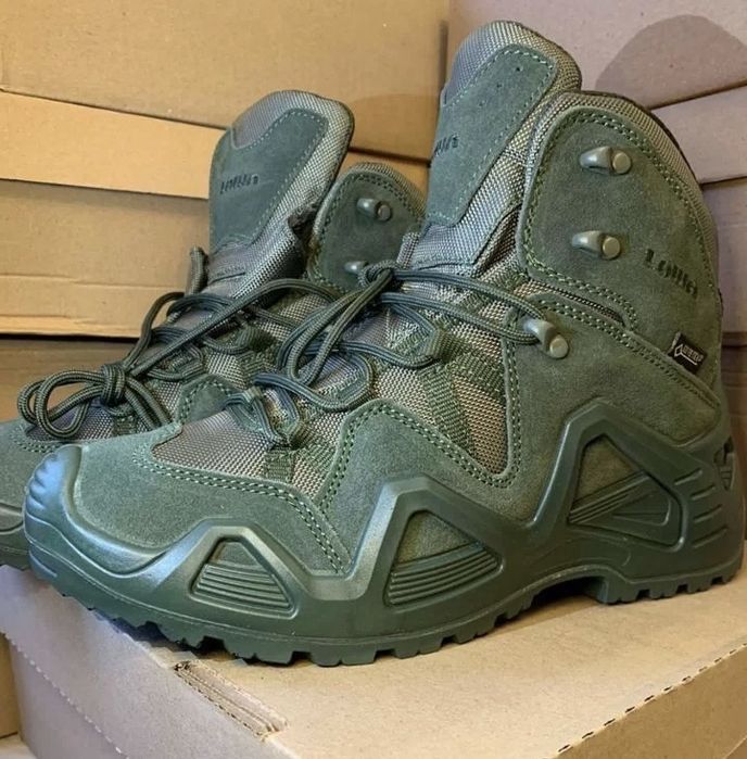 Трекінгові черевики LOWA Zephyr GTX MID TF Olive / Alligator Gore-Tex