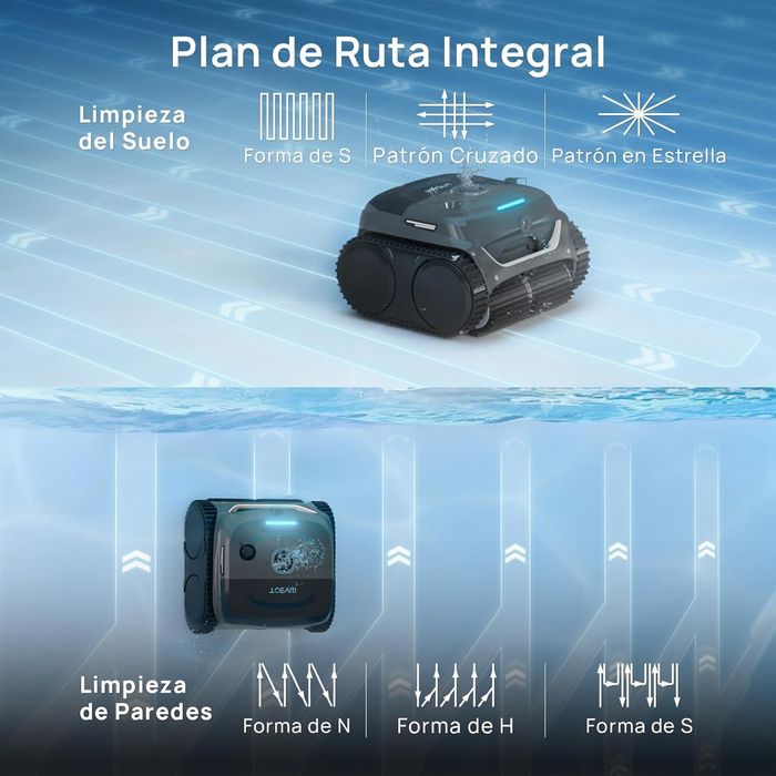 WYBOT C2 Vision-A NOVO – Robô com IA para Piscina (Fundo/Parede)