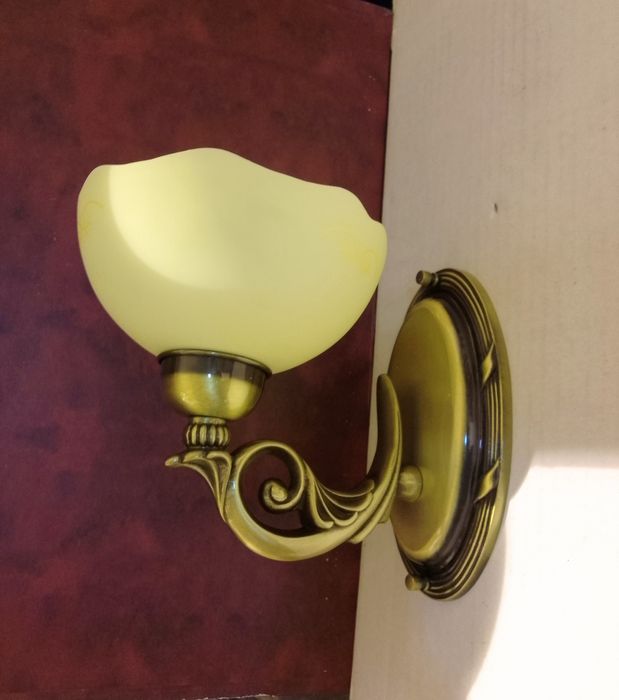 Бра настенные,,стекло, бронза.