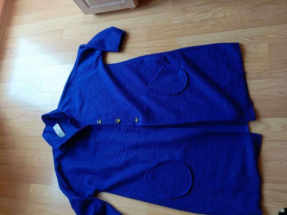 Sweter płaszczyk wdzianko z bukli