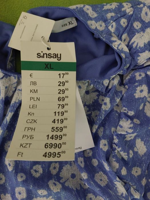 Sukienka Sinsay XL