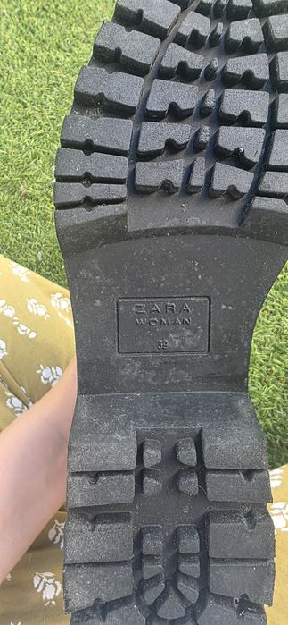 Botas de combate da Zara