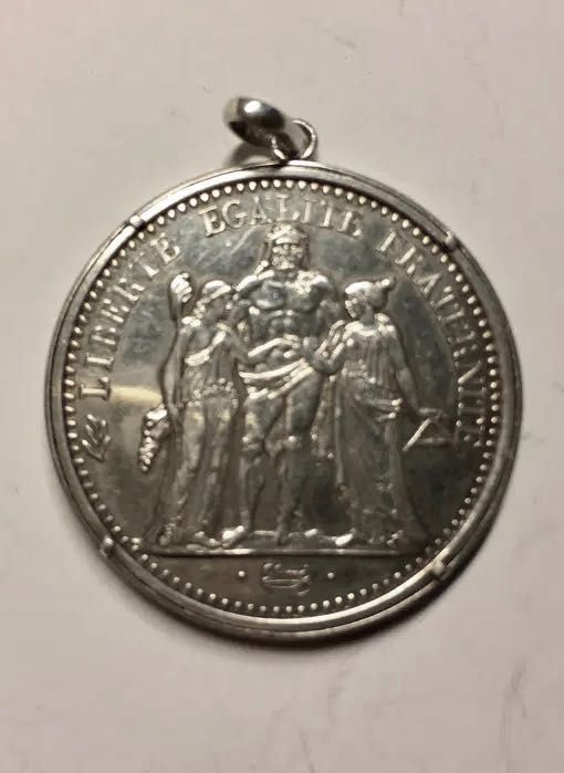 PRATA 900 - 10 francos - 1969 - liberdade/igualdade/ fraternidade