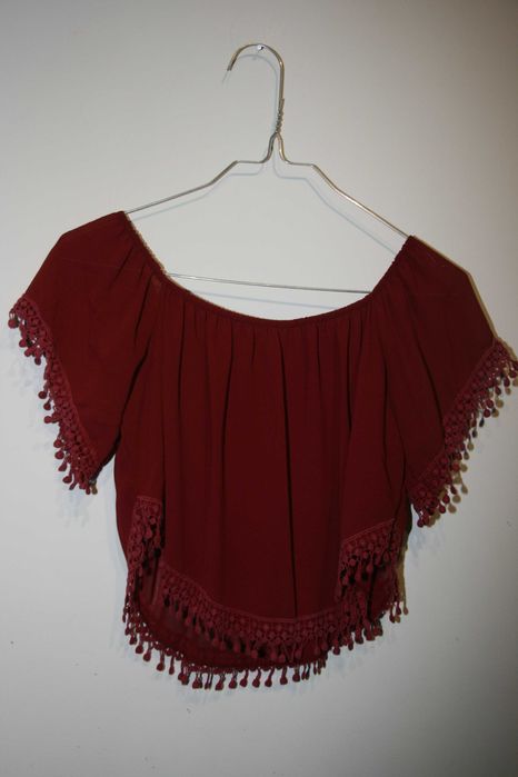 Crop Top Bordeaux