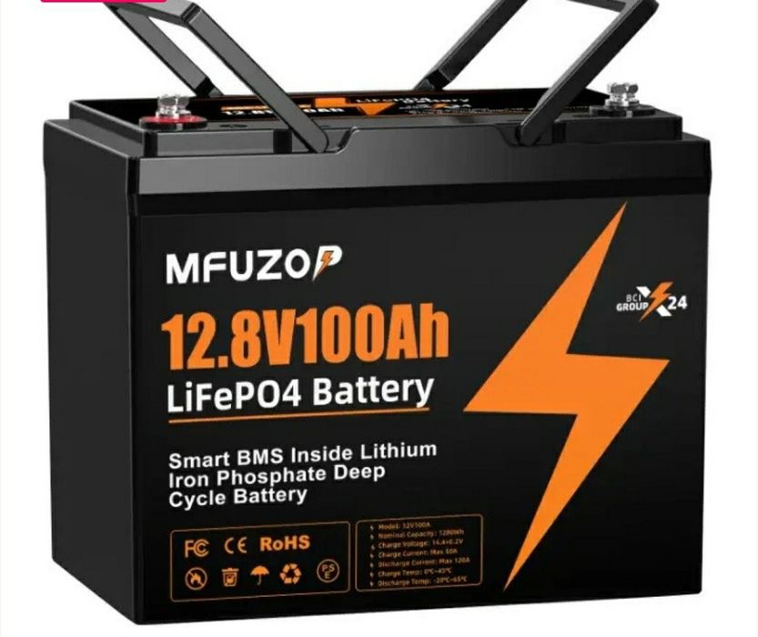 Акумулятор LiFePo4 MFUZOP 12.8 V 100Ah. Новий. Не використовувався