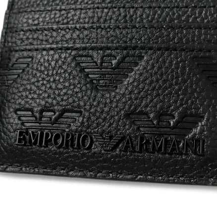 EMPORIO ARMANI efektowny męski wizytownik etui na karty