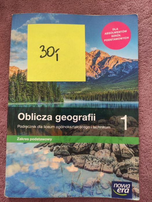 Oblicza geografii, książka, podręcznik, klasa 1