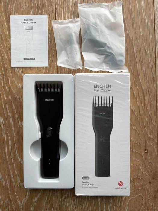 Xiaomi Enchen Boost безпровідна машинка для стрижки, Чорна