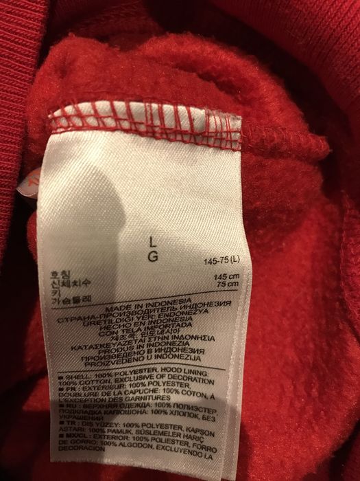 Bordowa bluza Gap na wzrost 145 rozmiar L