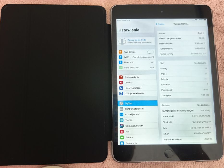 iPad  mini2 16gb w dobrym stanie .