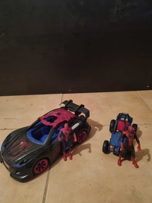 Carro + Mota Homem aranha