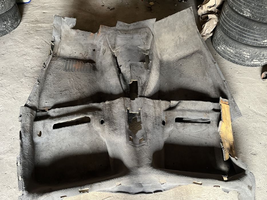 Кавролин, ковер bmw e34 серый/черный потолок е34