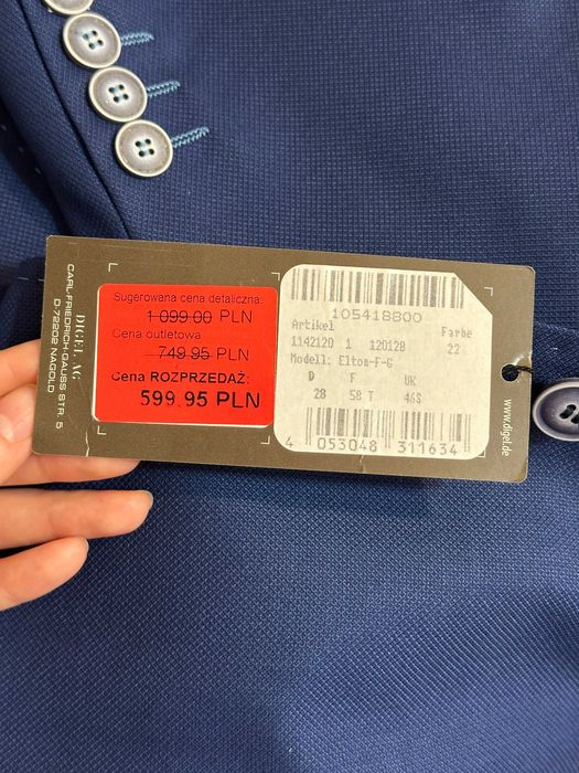 NOWA marynarka Digel Elton Modern Fit - wełna 50% (14)