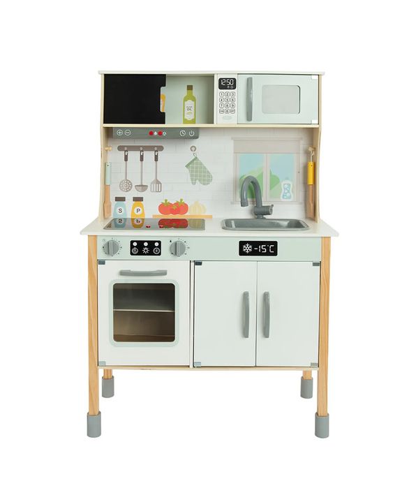 Деревянная детская кухня , свет и звук