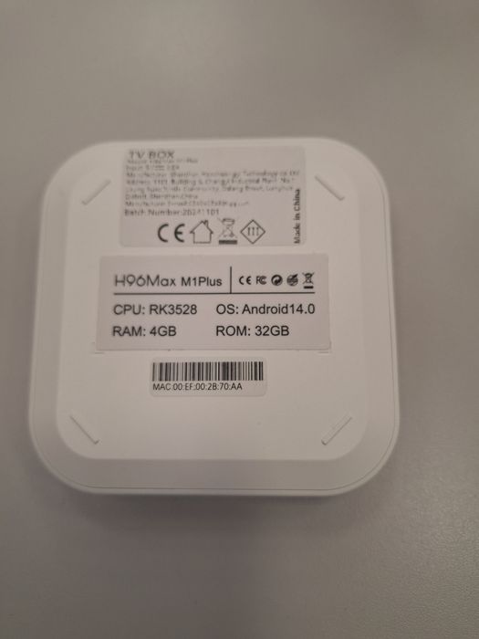 Android TV Box odtwarzacz multimedialny H96Max M1Plus