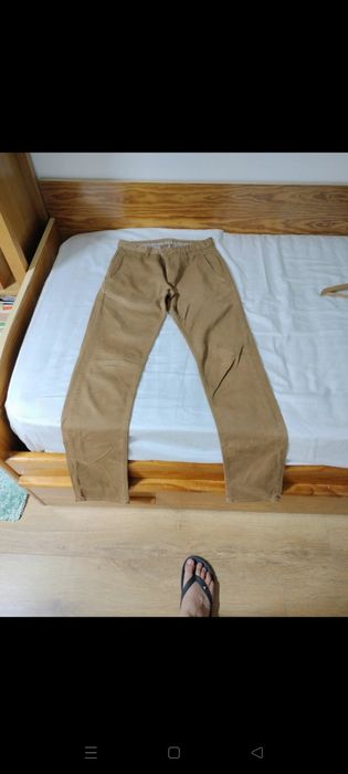 Calças castanhas Zara Man