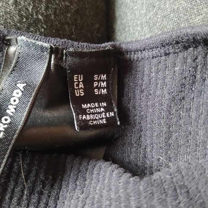 Czarny top Vero moda Crop top S