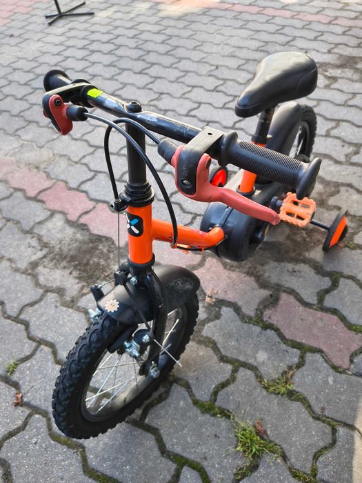 Juniorski dziecięcy rower Btwin 14" koła + kółka boczne