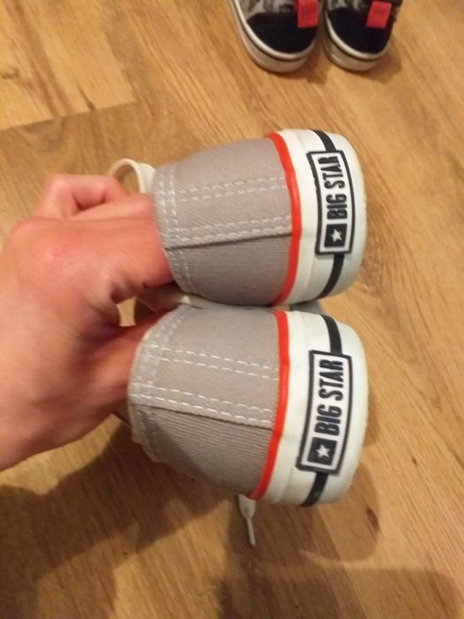 Szare trampki Big Star 33 wkladka 21 cm