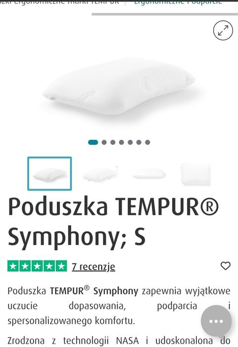 Poduszka Tempur symphony s